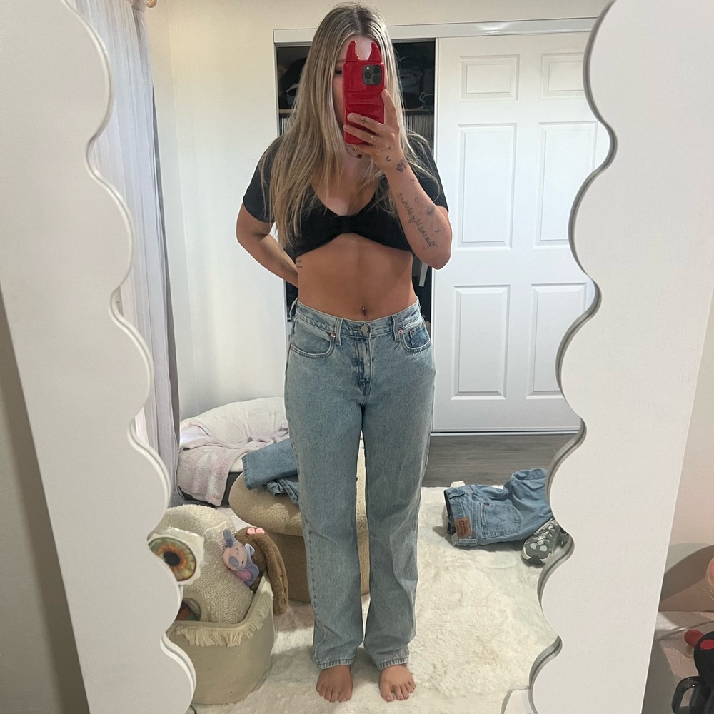 Levi’s low pro straight. Size 27.